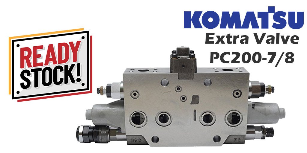 komatsu extra valve pc 200-7 dan pc 200-8