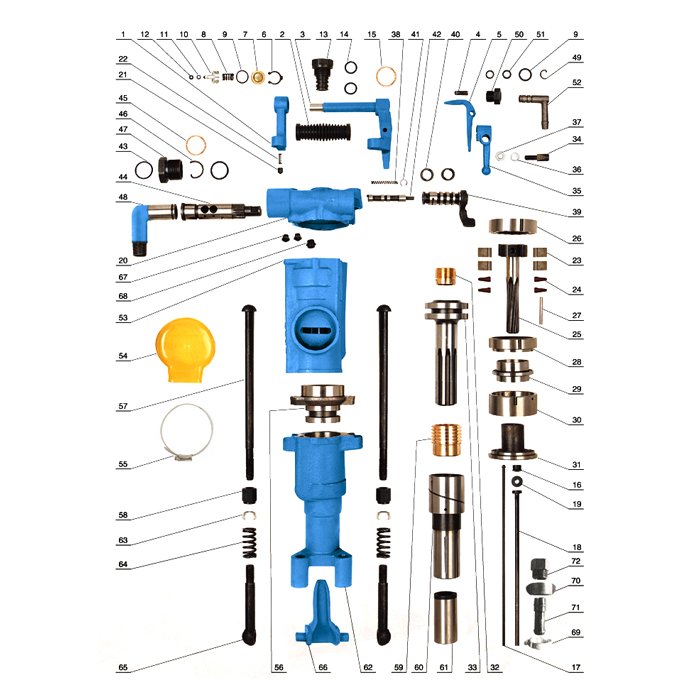 Air Leg Pneumatic Rock Drill YT-28